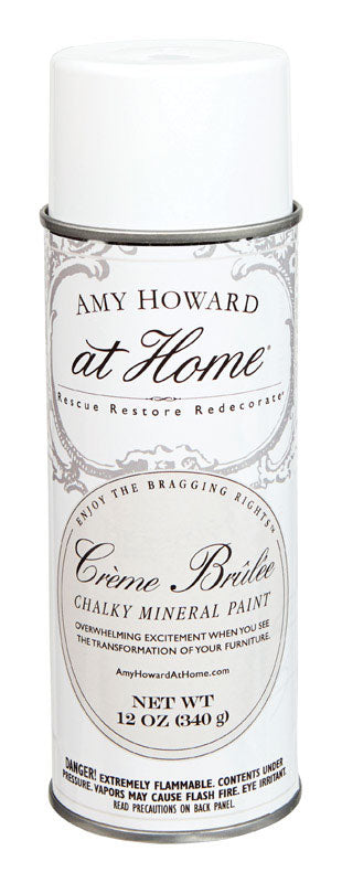 Amy Howard at Home Mineral Chalk Matte Creme Brulee Spray Paint 12 oz. (Pack of 4)