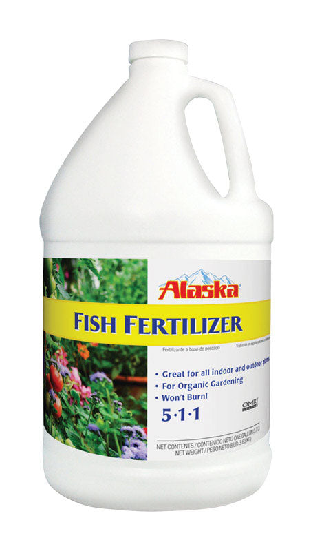 Alaska Organic Liquid All Purpose Plant Food 1 gal (Pack of 4)