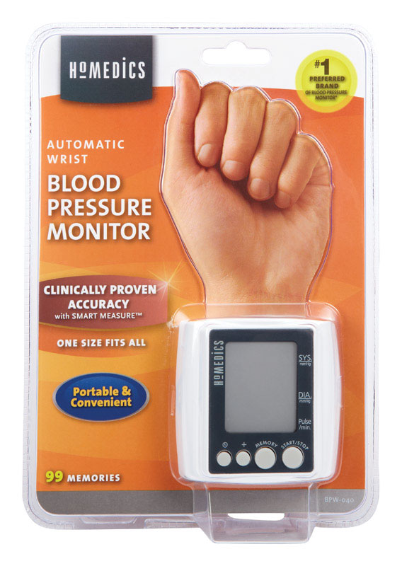 Automatic Wrist Blood Pressure Monitor with Smart Measure