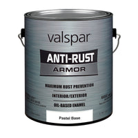 Valspar Anti-Rust Indoor and Outdoor Gloss Neutral Base Oil-Based Rust Prevention Paint 1 gal (Pack of 2)