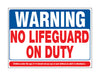 Hy-Ko Plastic Sign Aqua 19" X 27" Polyethylene