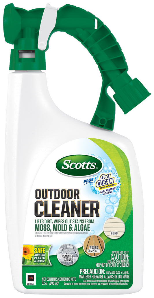 Scott's 51062 32 Oz Outdoor Cleaner Plus OxiClean™ Stain Fighters Ready-To-Spray