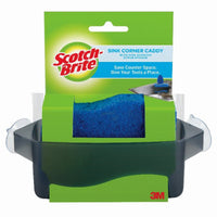 Kitchen Sink No-Scratch Sponge & Corner Caddy