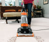 Bissell  CleanView  Bagless  Corded  Upright Vacuum  10 amps Orange  Multi-level