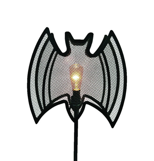 Celebrations 3 PC Bat Pathway Lighted Halloween Decoration 7.5 in. H x 4.5 ft. W 3 pk (Pack of 6)