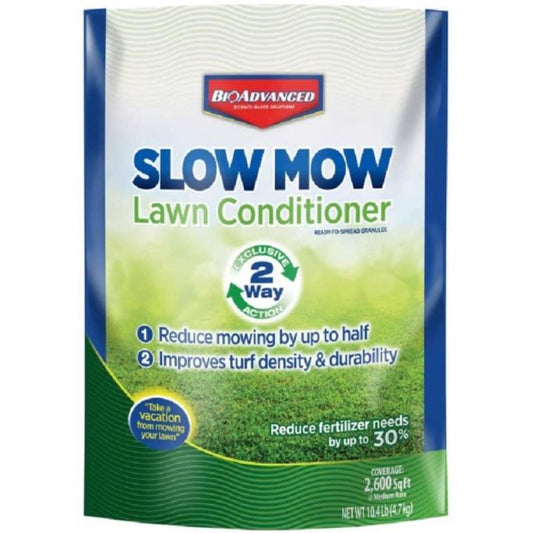 BioAdvanced Slow Mow Lawn Conditioner For All Grass Types 10.4 lb. 2600 sq. ft.
