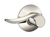 Schlage Sacramento Bright Chrome Passage Lever 1-3/4 in.