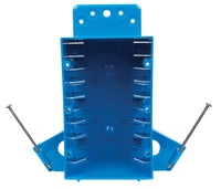 Carlon  5-5/8 in. Rectangle  PVC  3 gang Outlet Box  Blue