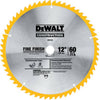 DeWalt 12 in. D X 1 in. S Fine Finish Miter Saw Blade 60 teeth