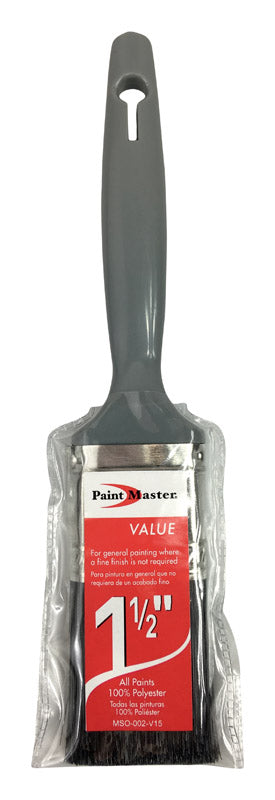 Paint Master 1-1/2 in. W Medium Stiff Flat Paint Brush (Pack of 6)
