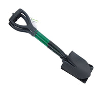 Yardsmith Assorted Color Steel 1-Round/1-Square Tip Mini Shovel 6.3 W in. with Fiberglass D-Handle