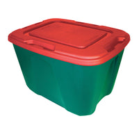 Homz 17-1/2 in. H x 23-1/2 in. W x 15-1/2 in. D Stackable Storage Tote (Pack of 8)
