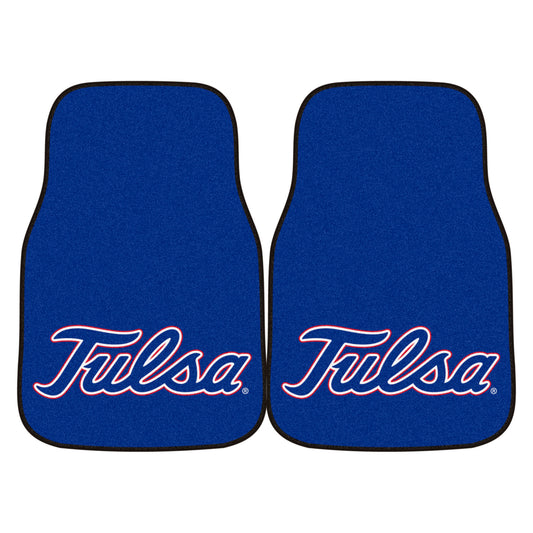University of Tulsa Carpet Car Mat Set - 2 Pieces