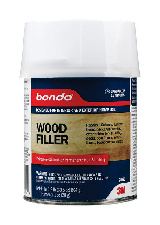 3M Bondo Wood Filler, 1 qt.