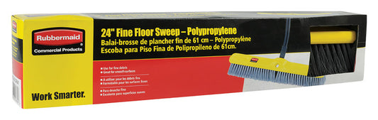 Rubbermaid Commercial  Polypropylene  24 in. Light Duty Push Broom