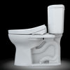 TOTO® WASHLET+®  Drake® II Two-Piece Elongated 1.28 GPF Toilet and WASHLET+® S550e Contemporary Bidet Seat, Cotton White - MW4543056CEFG#01