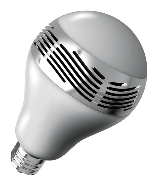 Sharper Image Multicolored 3W Wireless Bluetooth Medium Base LED Bulb with Speaker