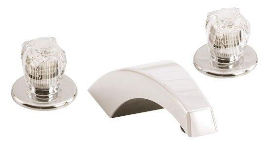 Llenador de bañera ajustable para jardín con válvulas de extremo de latón cromado