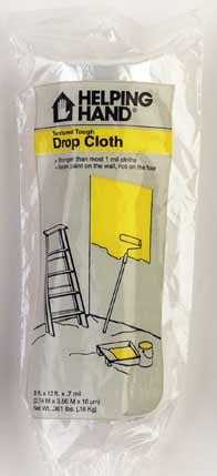 Helping Hand 35050 9' X 12 Clear Drop Cloth