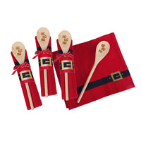 DEI Dish Towel and Wooden Spoon Christmas Decor (Pack of 16).