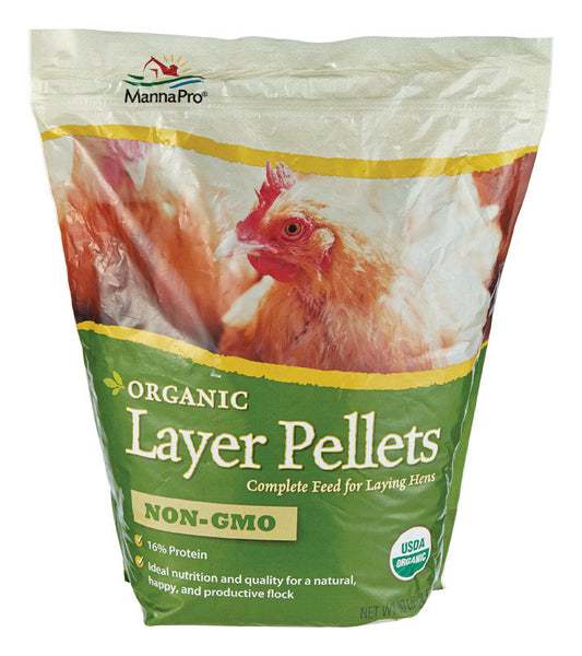 Manna Pro  Layer Pellets  Feed  Pellets  For Poultry 10 lb.