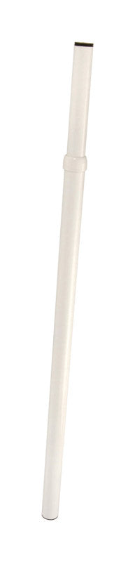 Lido 120 in. L X 1-3-8 in. D Adjustable Powder Coated Steel Closet Rod