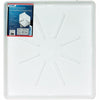 Camco Plastic Electric Washing Machine Drain Pan 2.5 in. H X 32 in. L X 30 in. W
