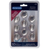 Amerock Allison Round Cabinet Knob 1-5/16 in. D 15/16 in. Brushed Chrome 10 pk