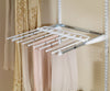 Rubbermaid 2.5 in. H X 19.187 in. W Plastic Sliding Pant Rack