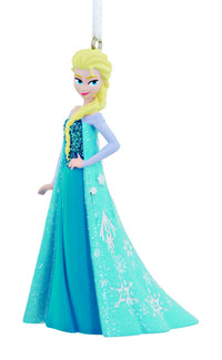 Hallmark  Frozen Elsa Standing  Christmas Ornament  Multicolored  Resin  3.20 in. 1 pk