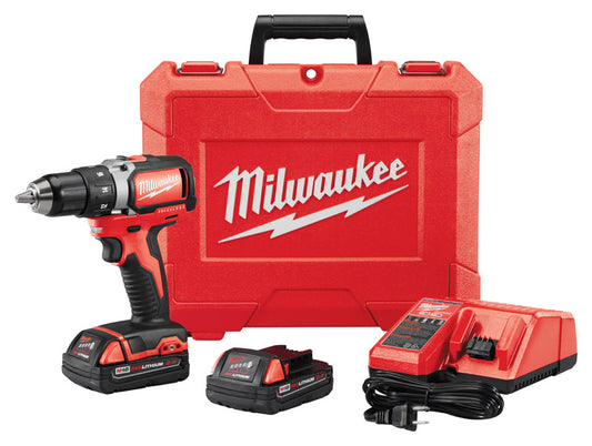 Milwaukee M18 Cordless Brushless 1 tool Compact Drill and Driver Kit 18 volt 2 amps