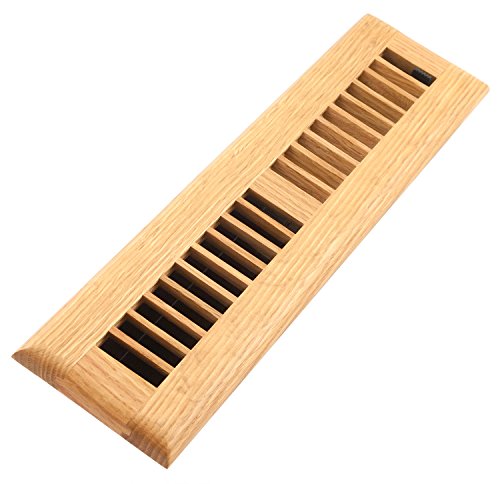 REGISTRO DE PISO DE ROBLE CLARO DE 2" X 12"