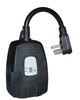 Woods WI On 125 V 1000 W 15 A Black Wi-Fi Timer