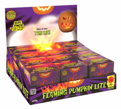 Pumpkin Pro lighting, pumpkin, carving, party Lighted Pumpkin Accessory 3.41 in. H x 2.5 in. W 1 pk (Pack of 11)