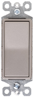 Pass & Seymour Legrand 15  Rocker Switch Silver 1 pk