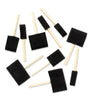 FOAM BRUSH 10PC WOODHNDL (Pack of 12)