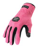 Ironclad Tuff Chix M Synthetic Leather Fleece Back Pink/Black Gloves