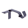Kenney Fast Fit Matte Black Curtain Rod Bracket 5/8 in. L