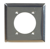 Pass & Seymour White 2 gang Steel Wall Plate 1 pk