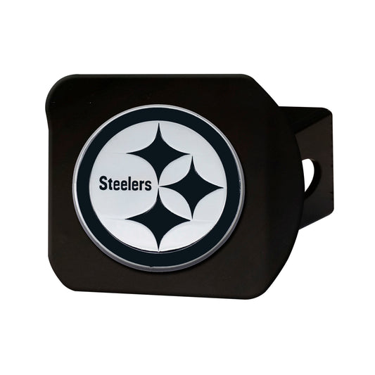 NFL - Pittsburgh Steelers  Black Metal Hitch Cover