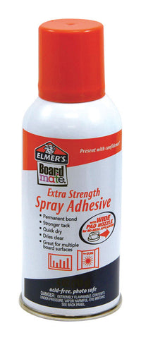 Elmer's  BoardMate Extra Strength  Medium Strength  Polyvinyl acetate homopolymer  Adhesive  4 oz. (Pack of 6)