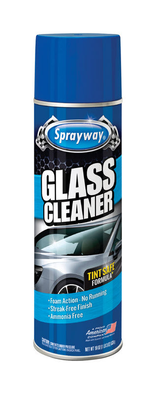 Sprayway Auto Glass Cleaner Foam 19 oz (Pack of 6)