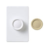 Lutron Multicolored 600 W Rotary Dimmer Switch 1 pk