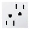 Legrand Adorne 15 amps 125 V White Outlet 5-15 R 1 pk