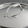 Tri-Ply Clad 4 Qt Covered Stainless Steel Sauce Pan