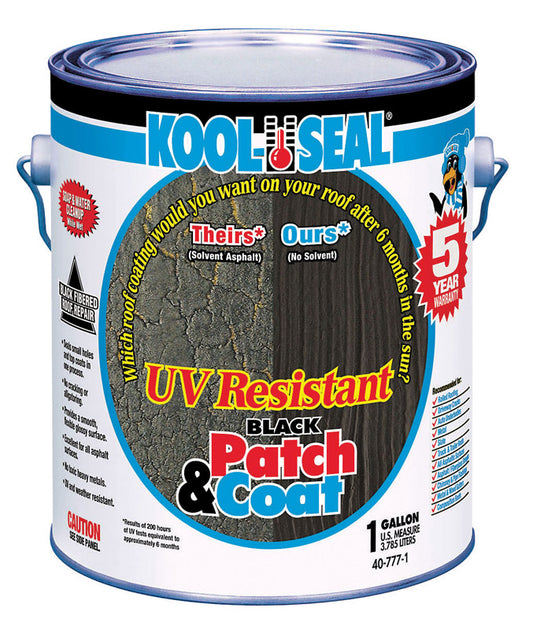 Kool-Seal Black Asphalt Roof Patch 1 gal. (Pack of 4)