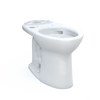 TOTO® Drake® Elongated Universal Height TORNADO FLUSH® Toilet Bowl with 10 Inch Rough-In and CEFIONTECT®, WASHLET®+ Ready, Cotton White - C776CEFGT40.10#01