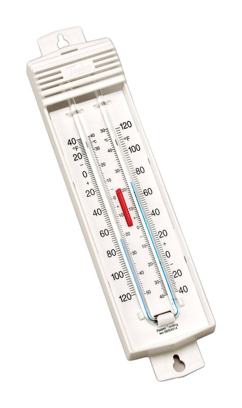 Taylor Tube Thermometer Plastic White 10 in.