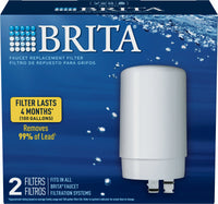 Faucet-Mount Replacement Water Filter, White, 2-Ct.
