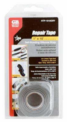 Self-Sealing Silicone Repair Tape, Gray, 1-In. x 10-Ft.